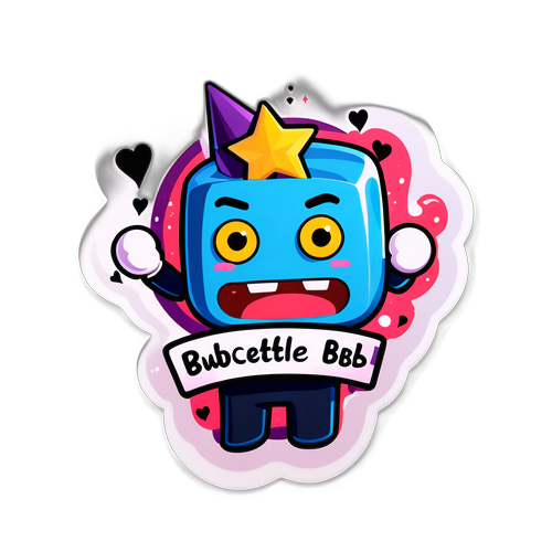 Adesivo Criativo com Enquete sobre BBB 26