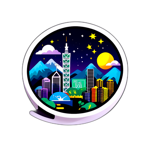 台灣指數期貨夜間交易場景貼紙