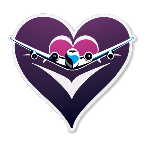 Love for Aviation Sticker