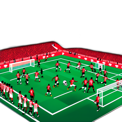 Illustration d'un match entre Flamengo et Atlético Mineiro
