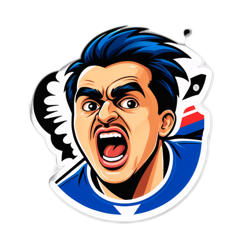Sticker cu fanul echipei Heerenveen strigând