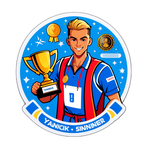 Йенник Синнер в турнире с трофеями