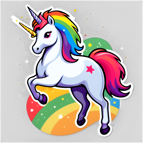 ¡Descubre el Unicornio Arcoíris que Hará Brillar tus Sueños Estrellados!