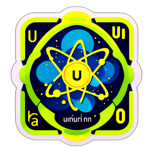 Sticker scientifico: Uranio arricchito