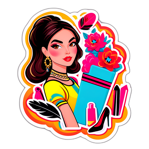 Modeinspireret sticker fra Milano