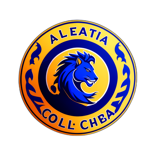 아탈란타와 첼시의 긍정적인 경쟁을 상징하는 스티커