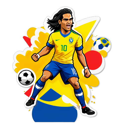 Falcao in azione