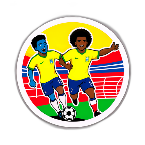 Kesenangan Pertandingan Sepak Bola Brasil vs Chili