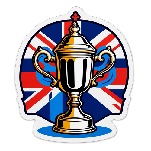 Stiker Gelas Piala FA dengan Sentuhan Budaya British