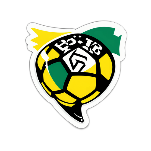 Fartsfylt design for FCA vs BVB fotballkamp