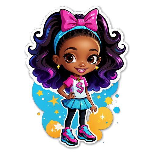 Unleash the Sparkle! Skai Jackson's Whimsical Adventure in Creative Style!