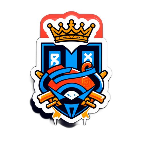 Логотип Реал Сосьедад в граффити стиле