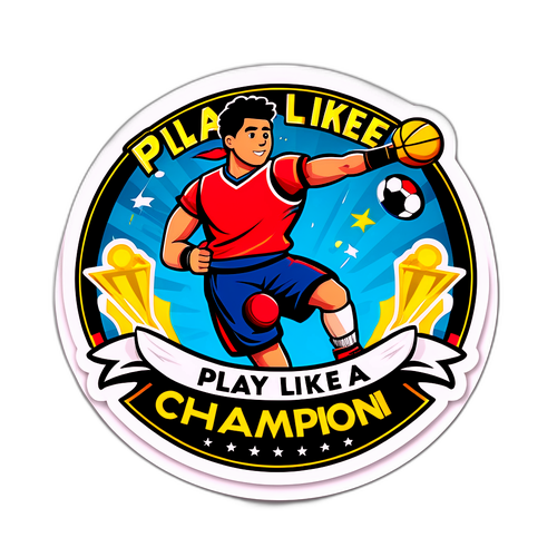Stiker Motivasi 'Bermain Seperti Juara'