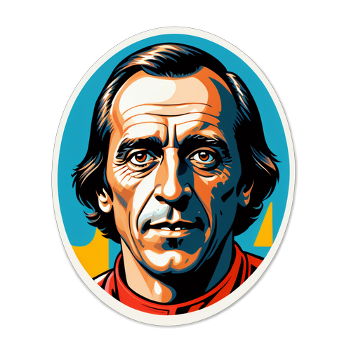 Retro Johan Neeskens Sticker