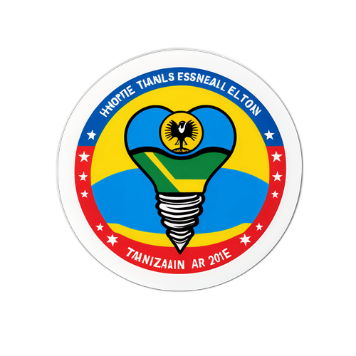 Sticker ya Uchaguzi wa Rais wa Tanzania