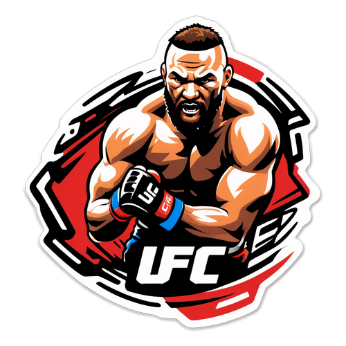 UFC 310 熱血鬥士貼紙