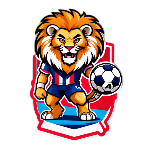 Fierce Atlético Madrid-lionklistermärke