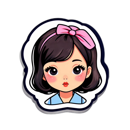 김건희 패션 스타일 아이콘 스티커