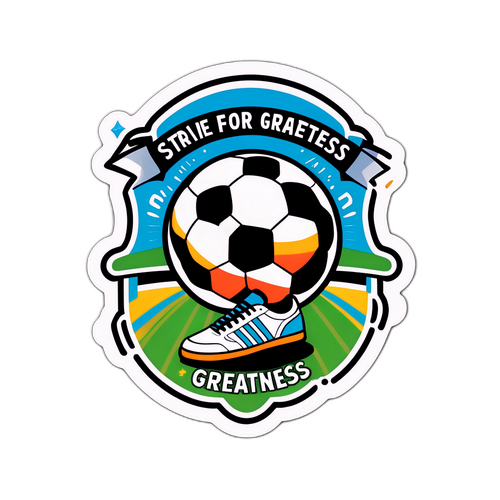 Adesivo Motivazionale 'Strive for Greatness'