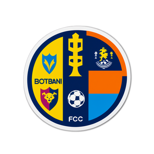 Autocolant cu logo-ul FC Botoșani