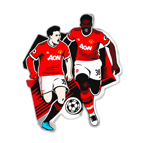 曼徹斯特聯對西漢姆聯比賽貼紙