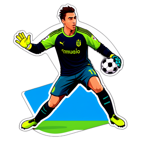 Fernando Muslera en acción