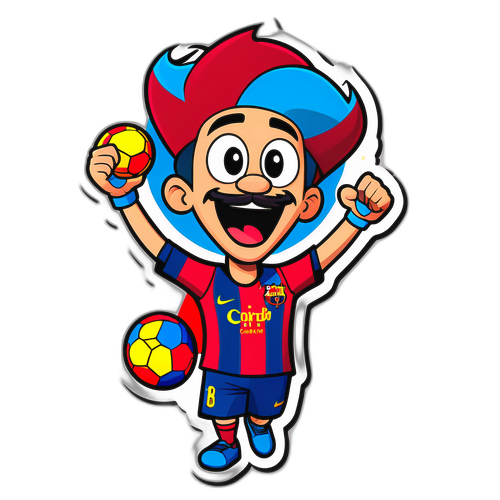 FC Barcelona Mascotte Sticker