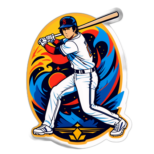 鈴木誠也の偉業を祝うデザイン