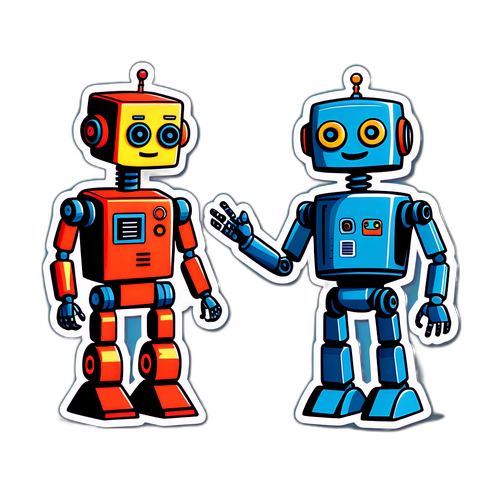 关于机器人幽默互动的插图