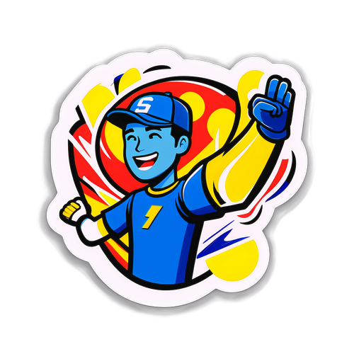 Urheiluinnostuksen stickeri