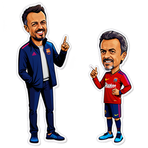 Vitinha și Luis Enrique în sesiune de antrenament