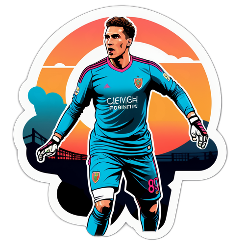 Florentin Petre în acțiune la apus