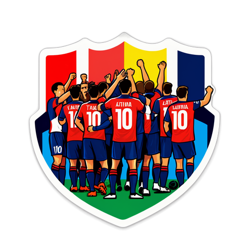 Nhóm cầu thủ Genoa trong trận đấu kịch tính chống lại Atalanta