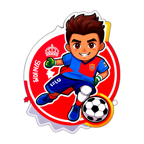 Adesivo de André Silva com Tema de Sucesso