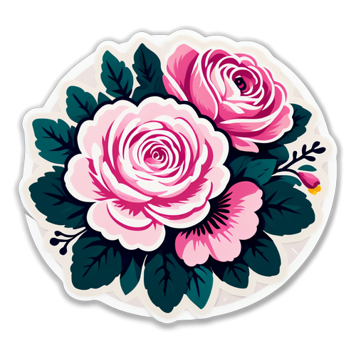 ¡Homenaje Floral a Mary Rose McGill! Descubre el Sticker que Evoca Belleza y Cariño