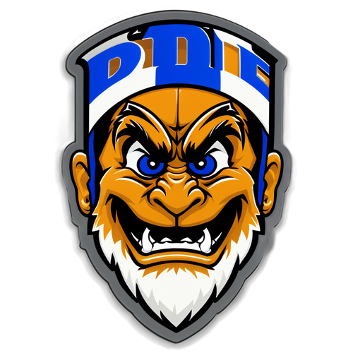 Unleash Your Duke Pride: The Ultimate Classic Basketball Sticker for True Fans!