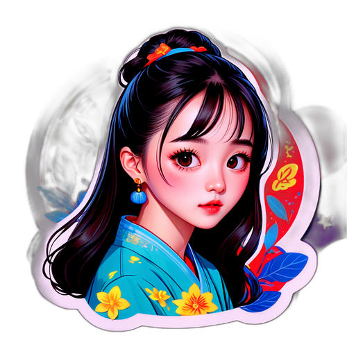 吳靜怡的可愛藝術肖像