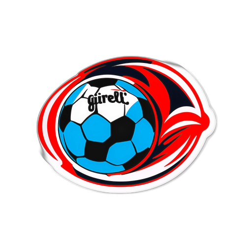 Girelli Fotboll Klistermärke