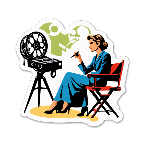 Rappresentazione artistica di Eleonora Giorgi in una scena cinematografica