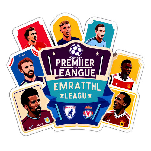 Vintage Premier League Sticker
