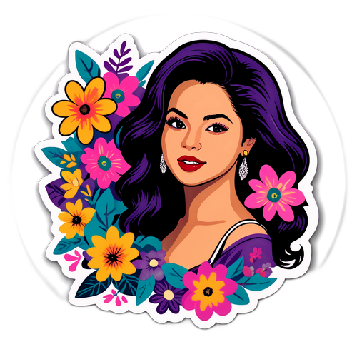 Selena'nın Floral Patikalarını İçeren Nostaljik Tasarım