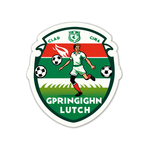 Sticker van een Oude Voetbalwedstrijd tussen FC Groningen en FC Utrecht