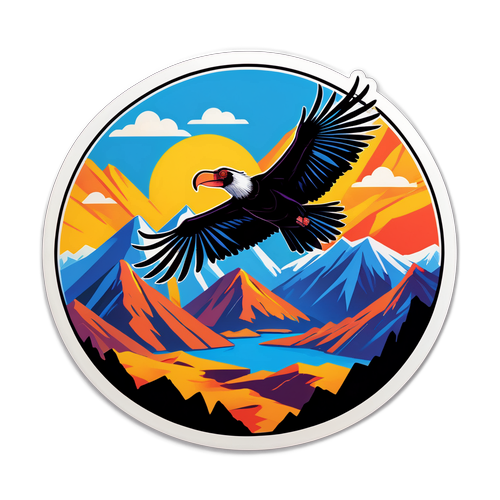 Condor en vuelo en la Quebrada del Cóndorito