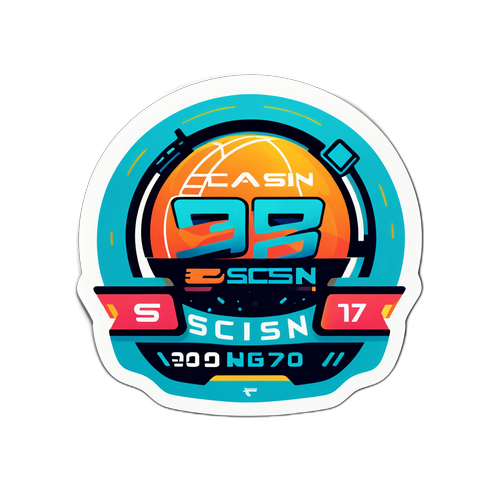 Stiker Futuristik 'sscASN 2025'