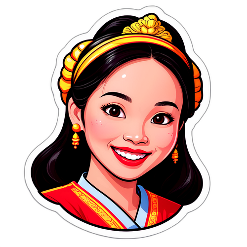 Chân dung hoạt hình của Kieu Thi Thuy Hang