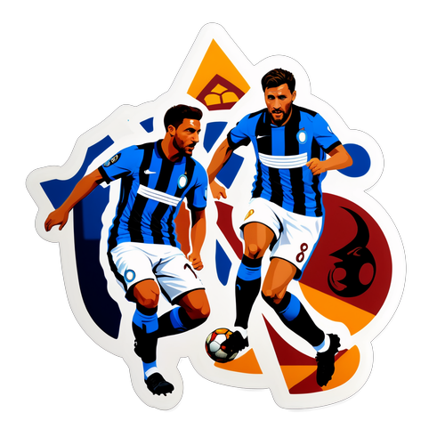 Sticker trận đấu giữa Atalanta và Roma