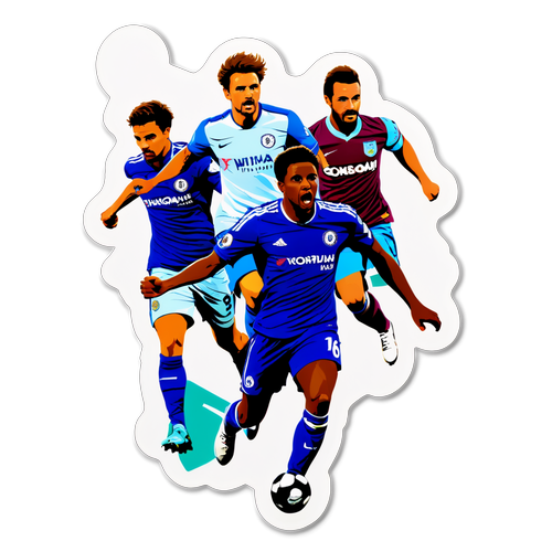 Fotballkamp mellom Aston Villa og Chelsea