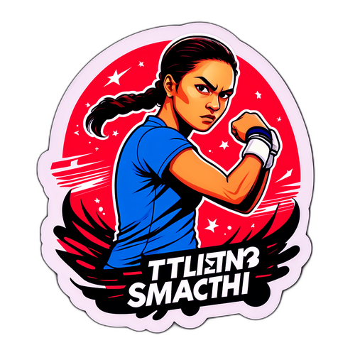 Sticker Aldila Sutjiadi: Semangat Juara
