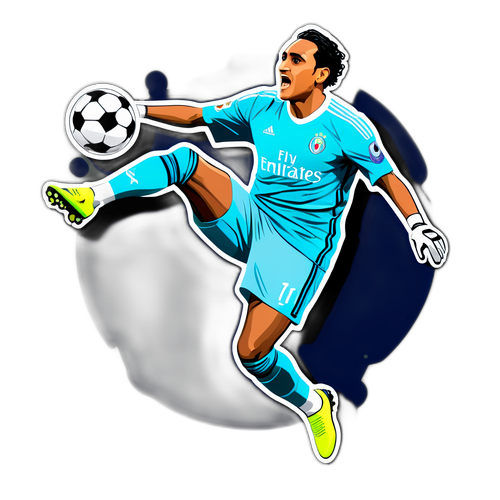 Keylor Navas Spectacular Save Sticker