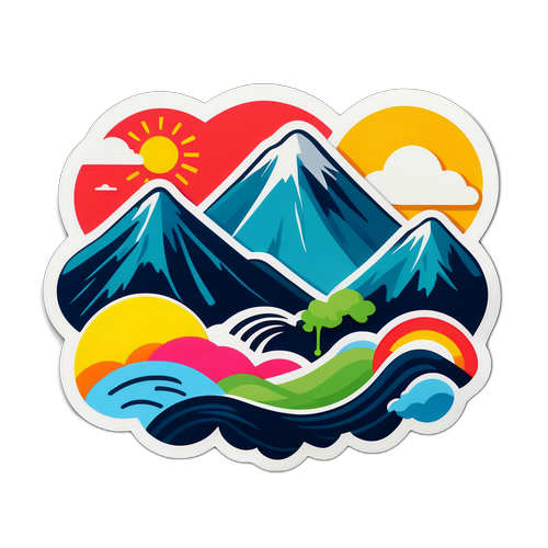 แผ่นสติ๊กเกอร์ที่แสดงถึงแผ่นดินไหวล่าสุดในไต้หวัน